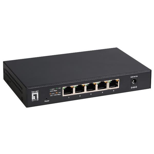 LevelOne 5-Port Unmanaged 2.5-Gigabit Ethernet Switch - Afbeelding 11