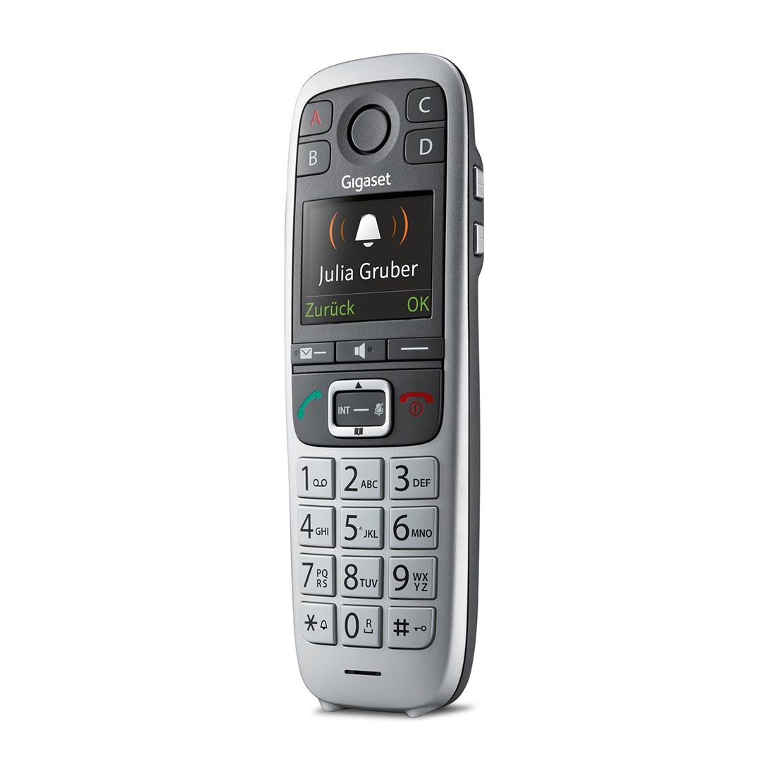 Gigaset E560HX Analog/DECT telephone Caller ID Grey, Silver - Afbeelding 2