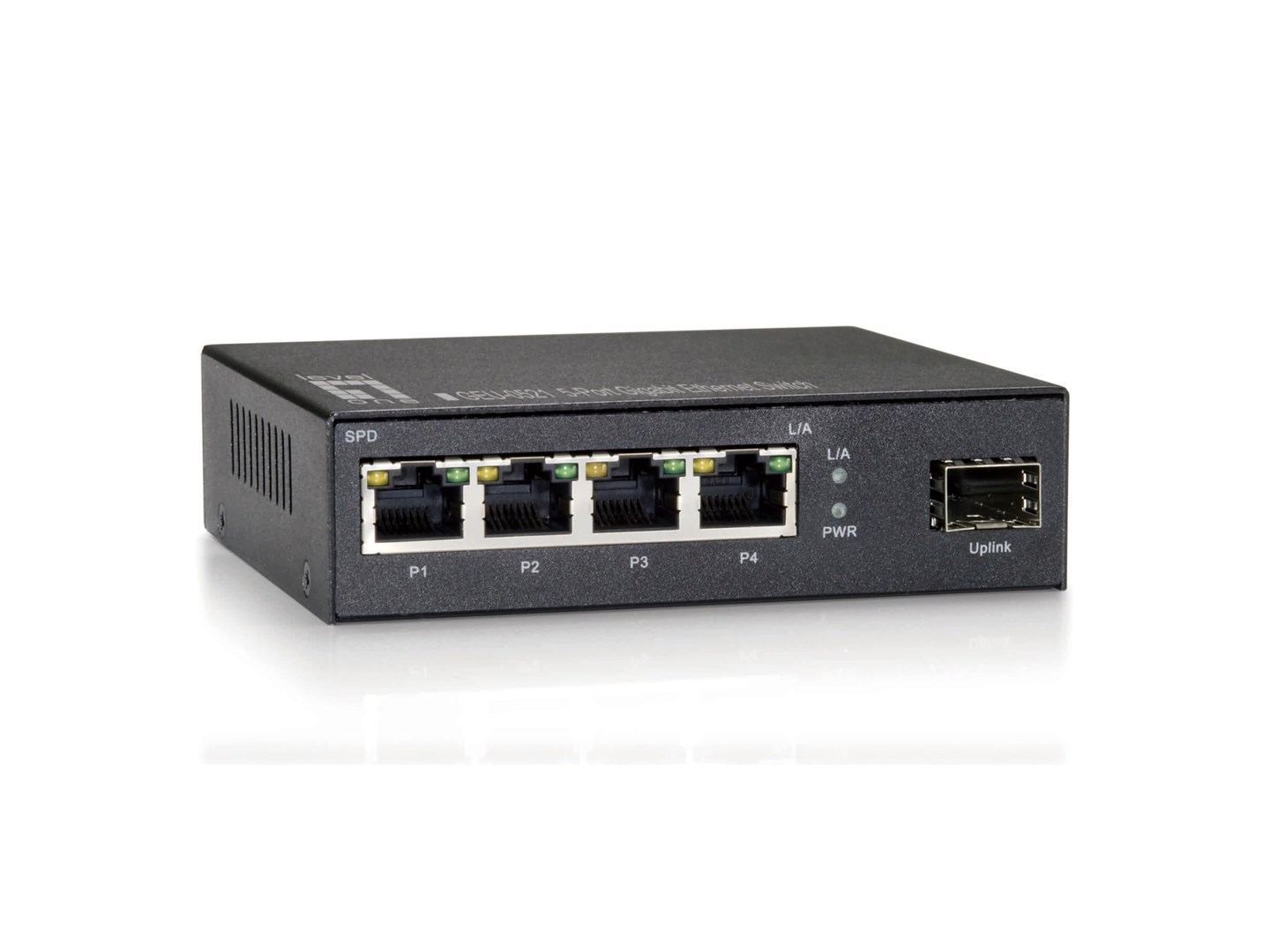 LevelOne 5-Port Gigabit Switch, 1 x SFP - Afbeelding 4