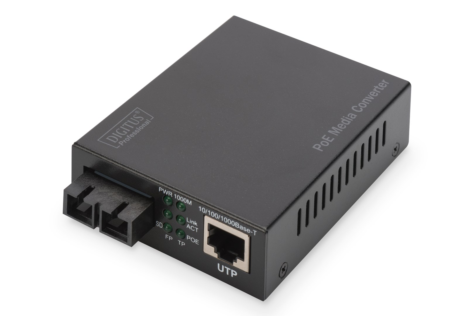 Digitus Gigabit PoE media converter, RJ45 / SC, MM, PSE - Afbeelding 2