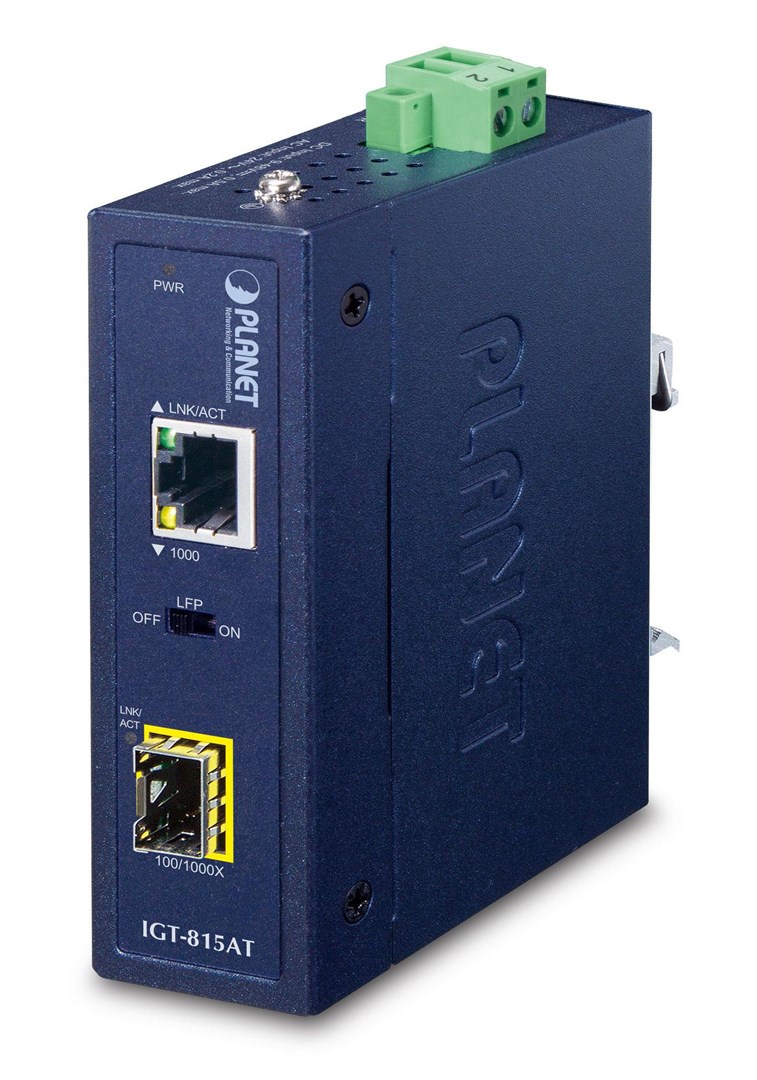 PLANET IGT-815AT network media converter 1000 Mbit/s Multi-mode, Single-mode Blue - Afbeelding 2