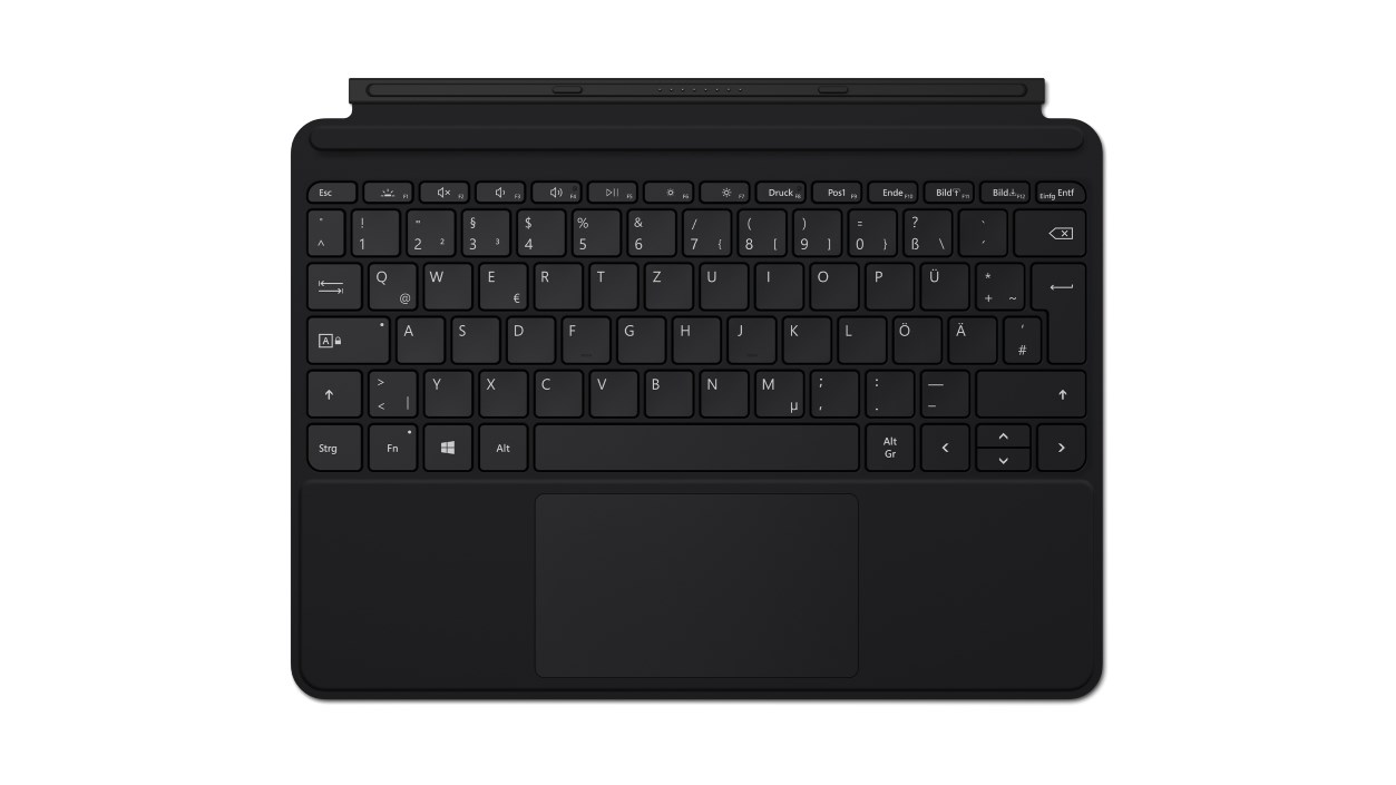 Microsoft Go Type Cover QWERTZ German Black - Afbeelding 2