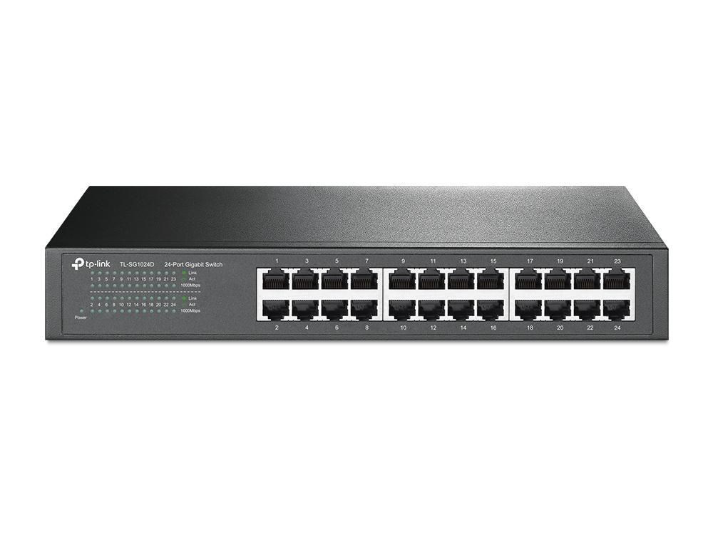 TP-Link TL-SG1024D network switch Unmanaged Gigabit Ethernet (10/100/1000) Grey - Afbeelding 7