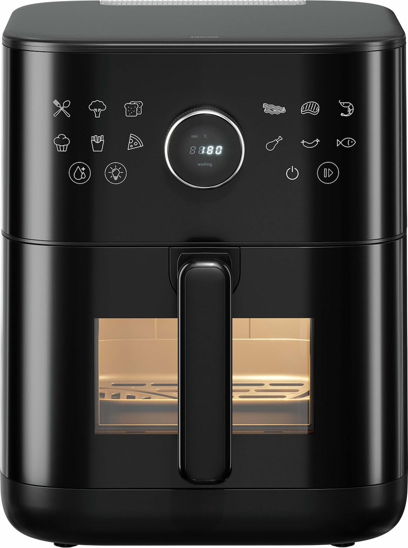 ZWILLING ENFINIGY Beztłuszczowa frytkownica Air Fryer Pro 6 ltr, zwart