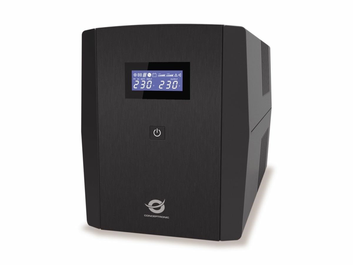 Conceptronic ZEUS08E 1500VA 900W UPS, IEC - Afbeelding 2