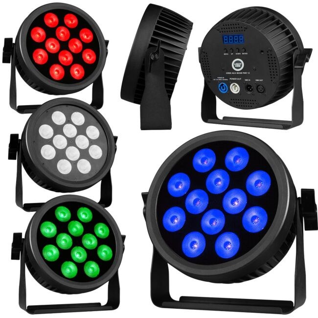 LIGHT4ME CREE ALU QUAD PAR 12 par light