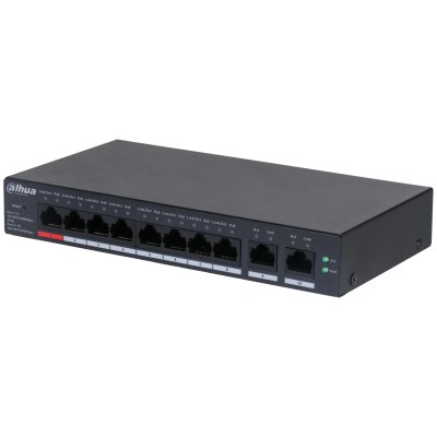 Dahua Technology DH-CS4010-8GT-110 network switch Managed L2 Gigabit Ethernet (10/100/1000) Power over Ethernet (PoE) Black - Afbeelding 6