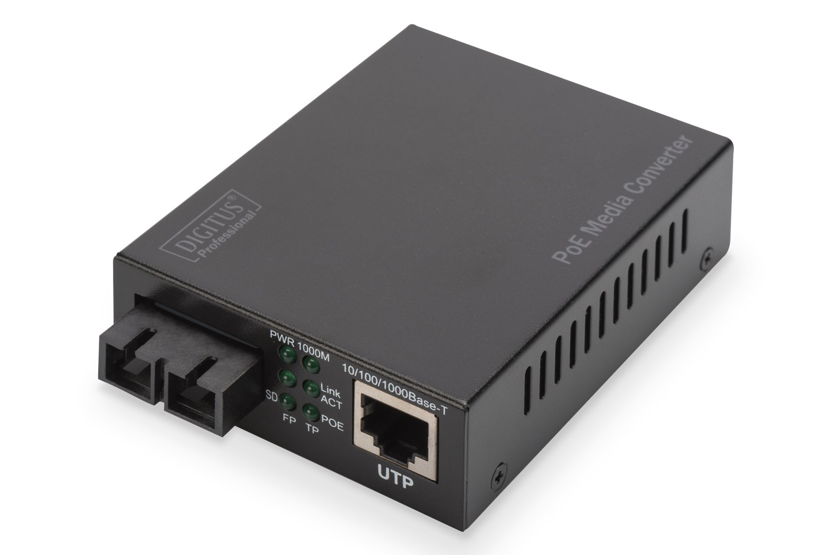 Digitus Gigabit PoE media converter, RJ45 / SC, SM, PSE - Afbeelding 2