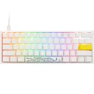 Ducky One 2 Pro Mini White Edition Gaming Keyboard, RGB LED - Cherry Blue (US)