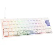 Ducky One 2 Pro Mini White Edition Gaming Keyboard, RGB LED - Cherry Black