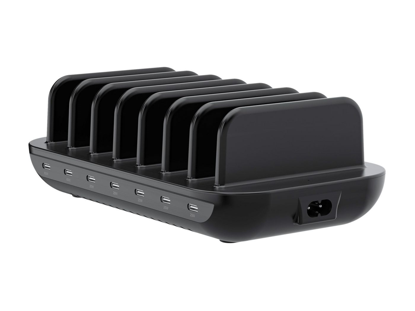 Charger 7Port 7xUSB-C Multi 160WPD3.0 bk - Afbeelding 8