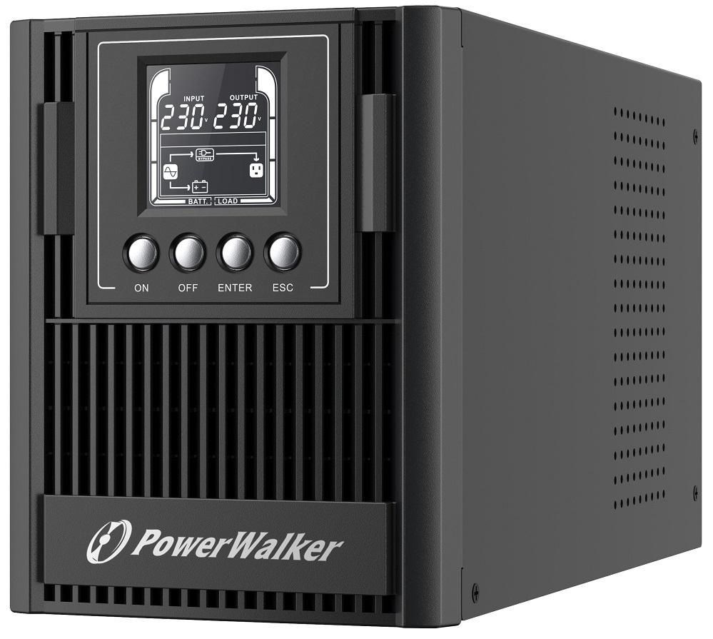 PowerWalker VFI 1000 AT uninterruptible power supply (UPS) Double-conversion (Online) 1 kVA 900 W 3 AC outlet(s) - Afbeelding 2