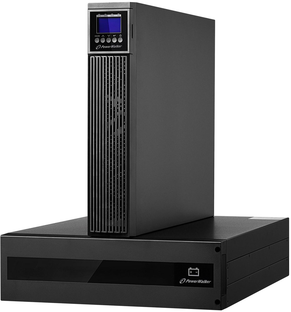 PowerWalker VFI 6000 RTG PF1 uninterruptible power supply (UPS) Double-conversion (Online) 6 kVA 6000 W 2 AC outlet(s) - Afbeelding 2