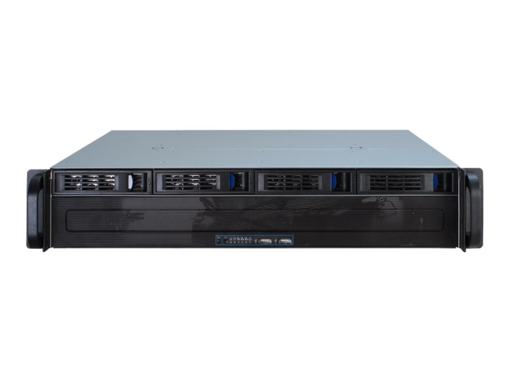 Inter-Tech IPC 2U-2404S Rack Black, Silver - Afbeelding 2