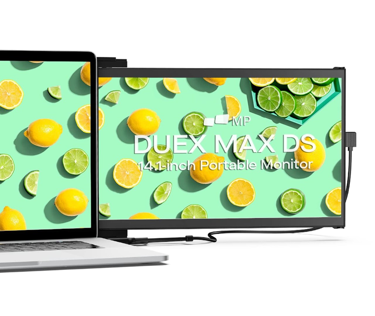 Mobile Pixels Duex Max DS computer monitor 35.8 cm (14.1") 1920 x 1080 pixels Full HD LCD Black - Afbeelding 2