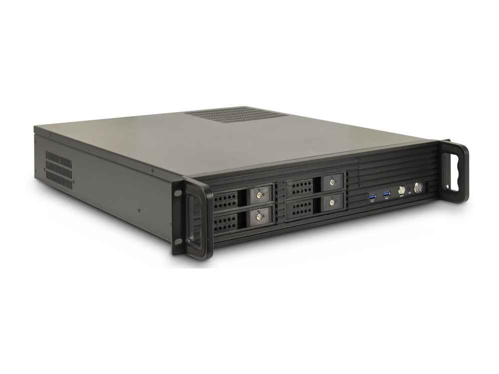 Inter-Tech 2U-2504 Rack Black - Afbeelding 2