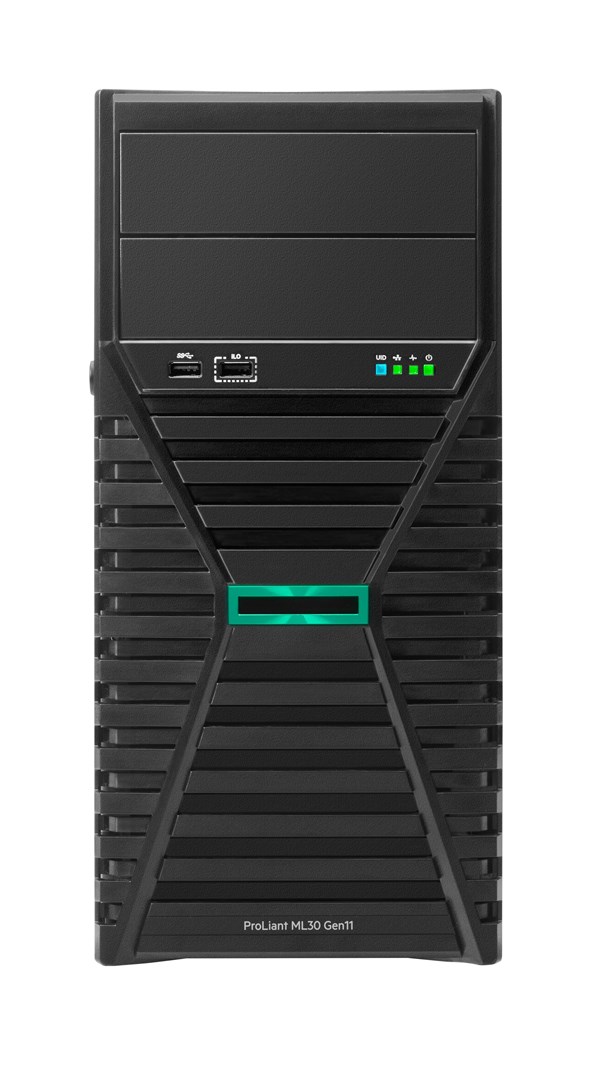 HPE ProLiant ML30 Gen11 6333P 3.1GHz 6c 1P 1x32GB-U 8SFF MR216i-p 2x480GB SSD 2x1000W PS EU Server - Afbeelding 2