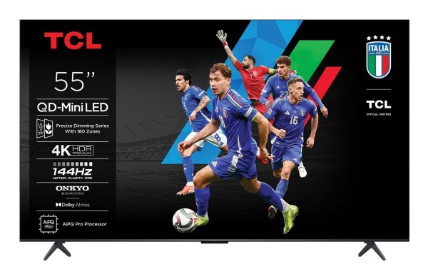 TCL C6K 55" 4K UHD Smart TV Wi-Fi Metallic - Afbeelding 2