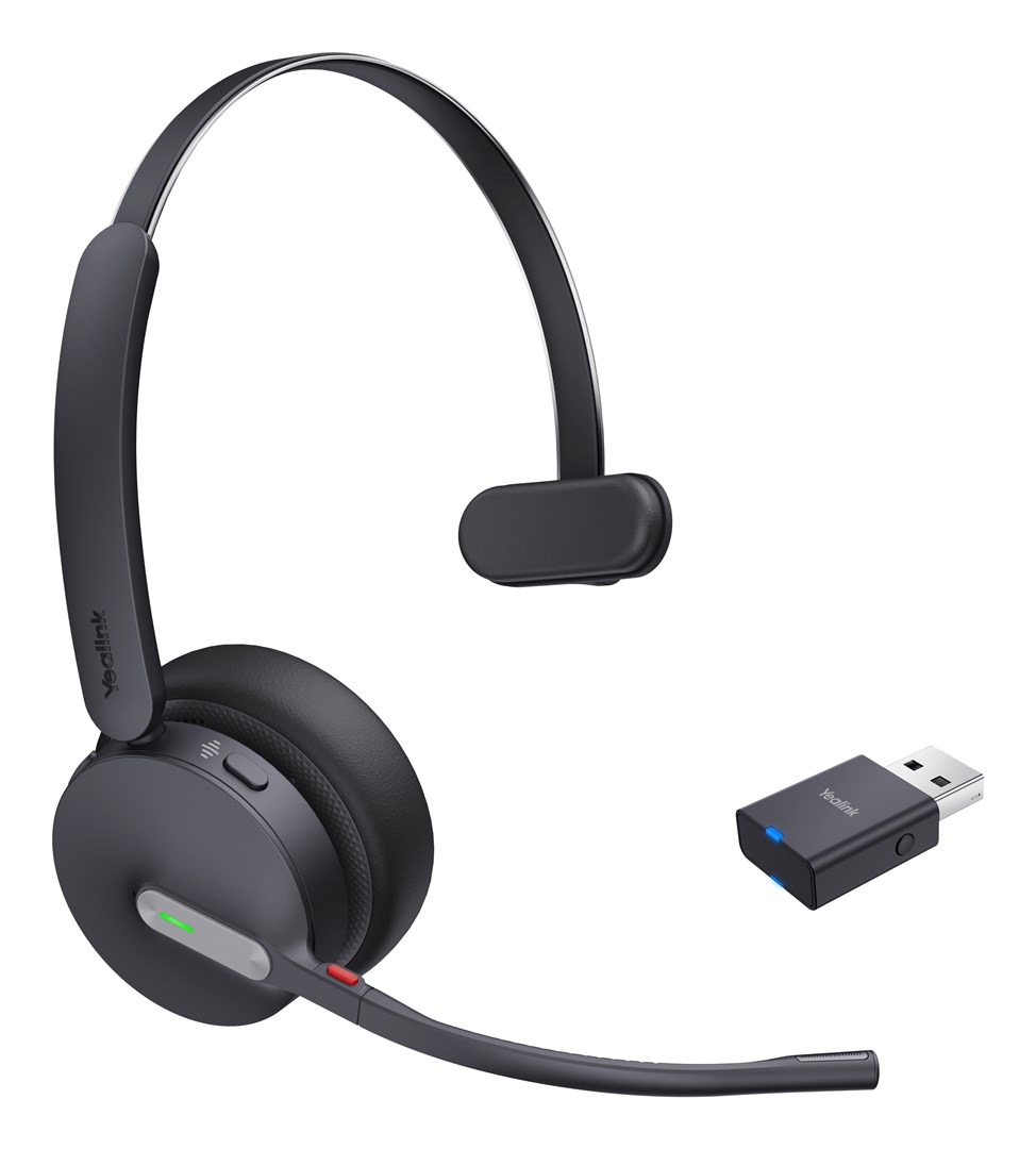 Yealink WH64 Hybrid Mono UC Headset Wireless Head-band Office/Call center Micro-USB Bluetooth Black - Afbeelding 6