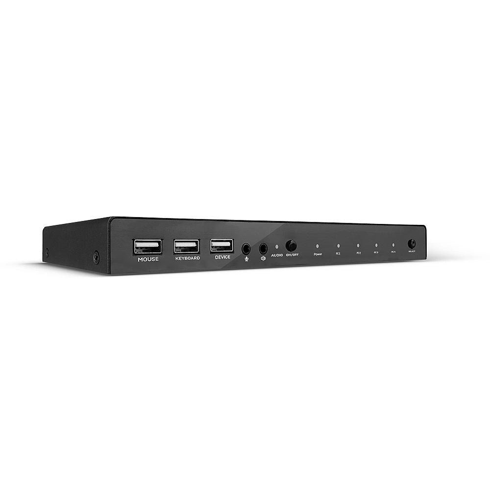 Lindy KVM Switch HDMI 18G, USB 2.0 & Audio, 4 Port - Afbeelding 8