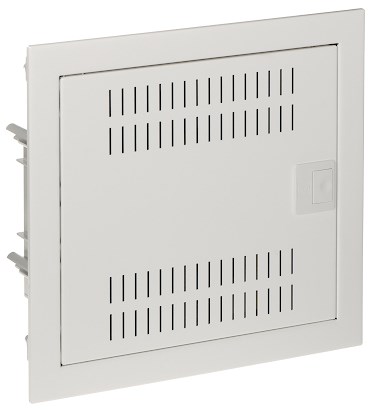 MSF RP PLASTIC MULTIMEDIA SWITCHGEAR PT 14M WITH IP30 PLATE 329X358X94 METAL DOOR WHITE