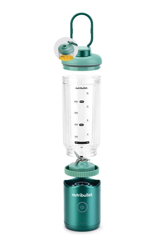 NutriBullet NBP013GR blender 0.59 L Portable blender Green - Afbeelding 11