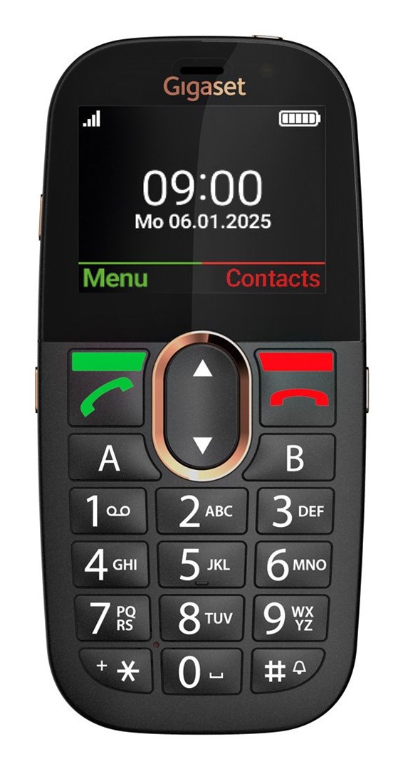 Gigaset GL695 5.87 cm (2.31") 113 g Black Senior phone - Afbeelding 2