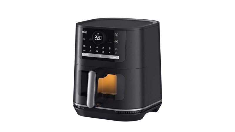 Braun HF 5075 Single Stand-alone 2000 W Hot air fryer Black, Grey - Afbeelding 2