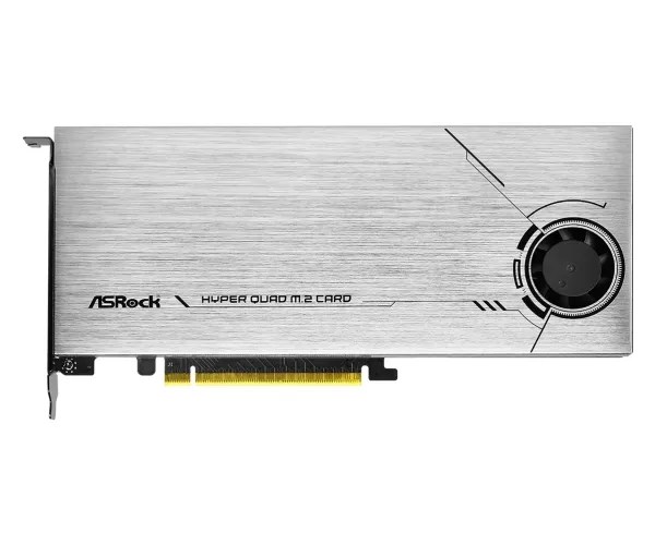 Asrock Hyper Quad M.2 interface cards/adapter Internal - Afbeelding 2