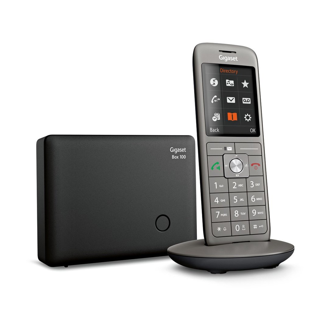 Wireless Phone, Caller ID, DECT/GAP, Anthracite - Afbeelding 2