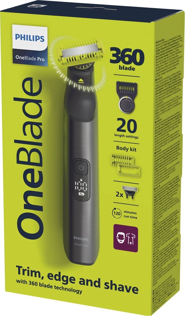 Philips OneBlade Pro 360 QP6552/15 Face and Body - Afbeelding 4