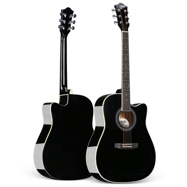 V-TONE AG Two BK - 4/4 acoustic guitar, black - Afbeelding 2