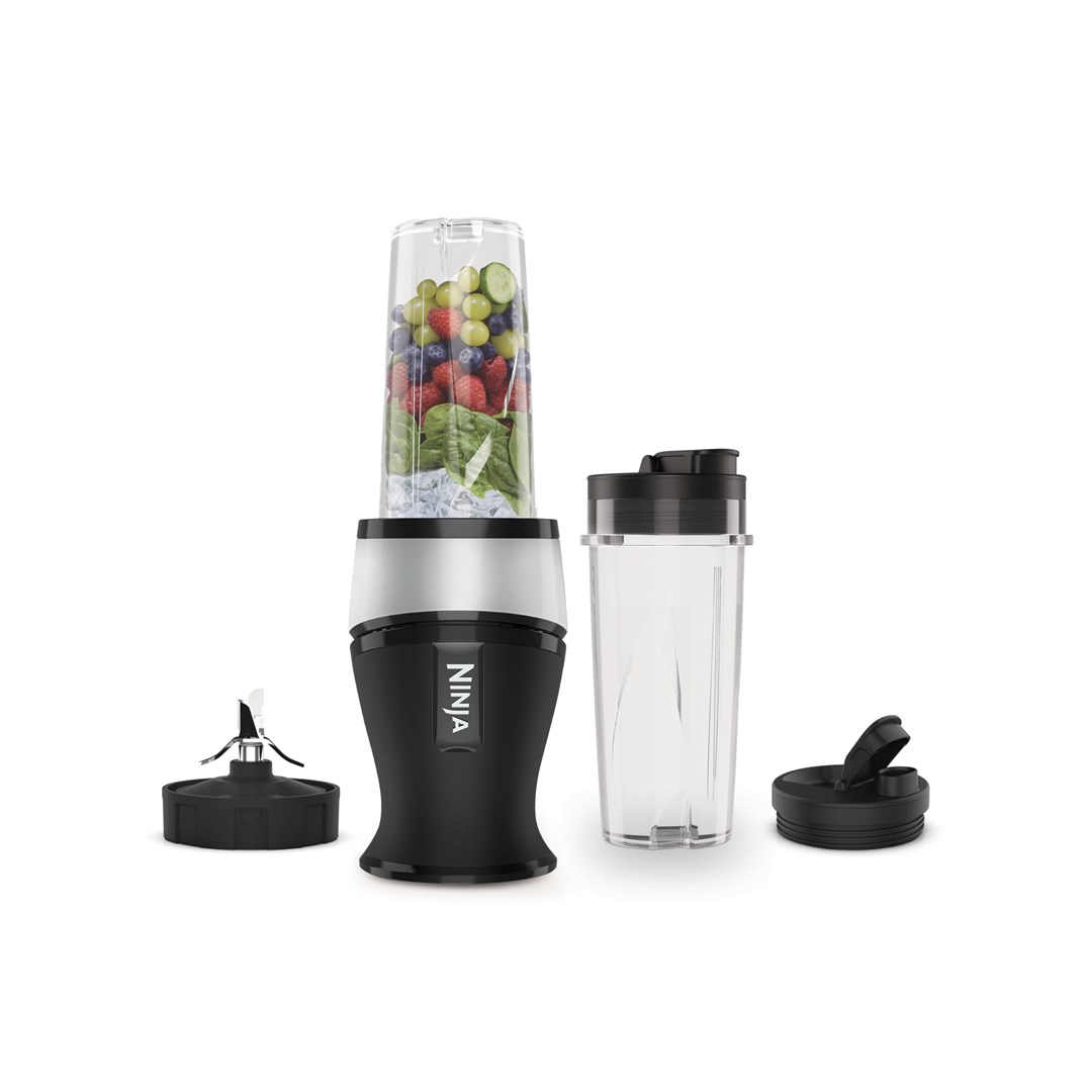 Ninja QB3001 0.47 L Tabletop blender 700 W Black, Silver - Afbeelding 2
