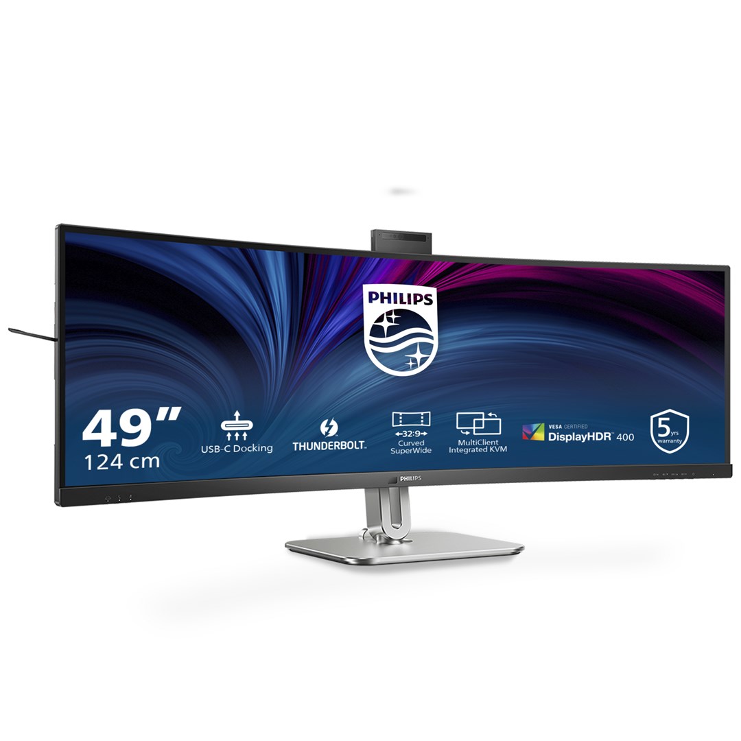 Philips 49B2U6903CH/00 computer monitor 124 cm (48.8") 5120 x 1440 pixels Dual QHD LCD Grey - Afbeelding 3