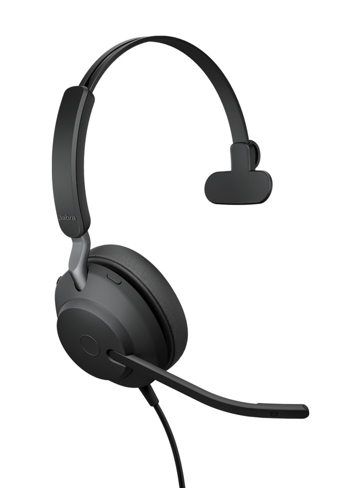 Jabra Evolve2 40 SE Headset Wired Head-band Office/Call center USB Type-C / USB Type-A Black - Afbeelding 4