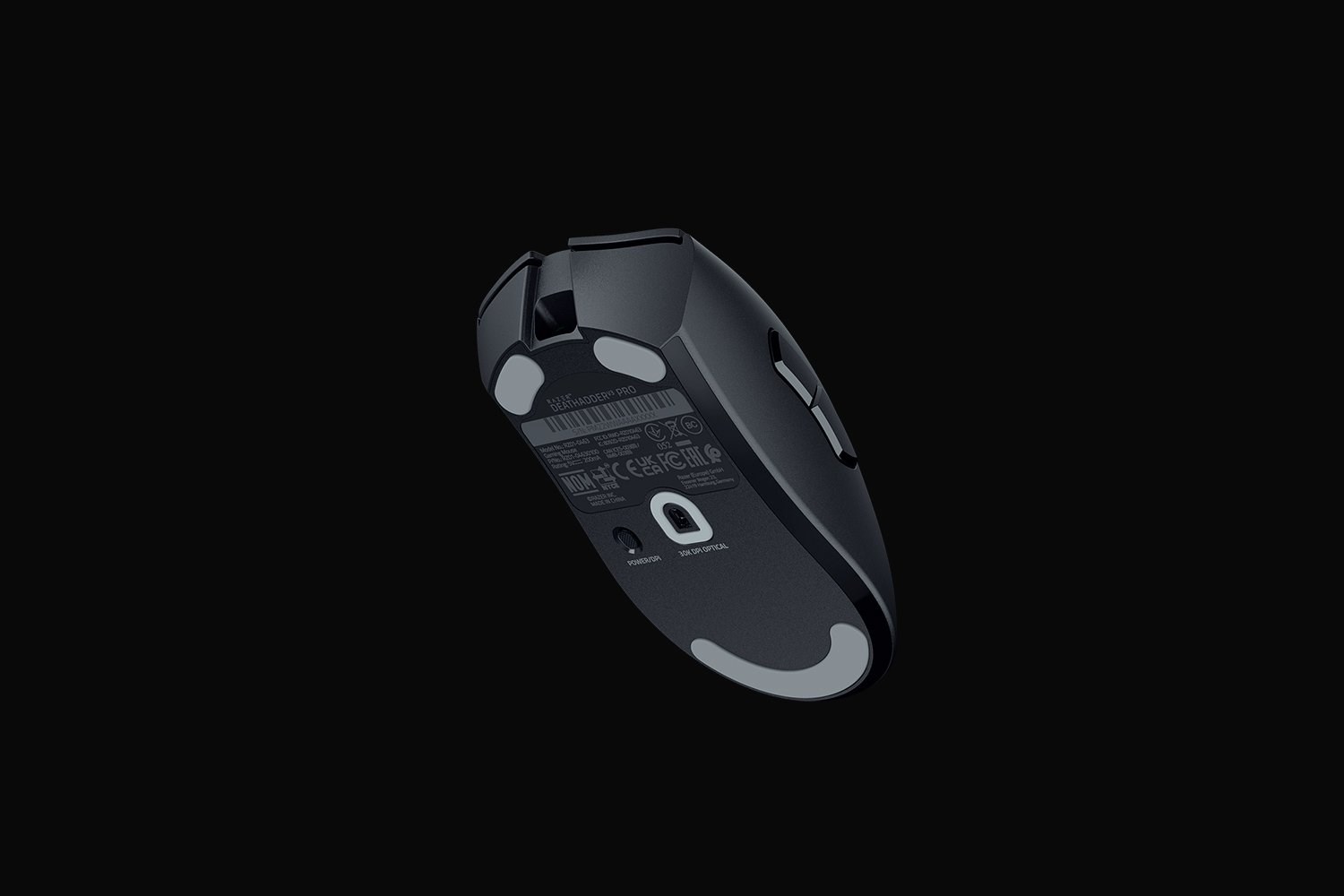 Razer DeathAdder V3 Pro mouse Gaming Right-hand RF Wireless + USB Type-C Optical 30000 DPI - Afbeelding 5