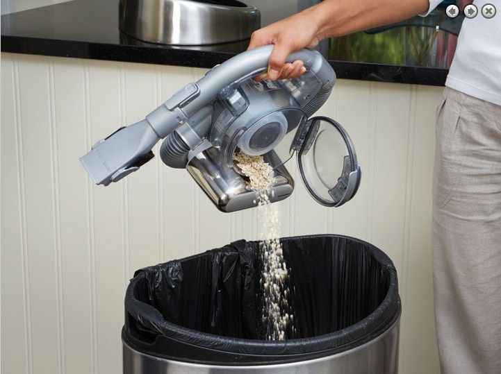 Black & Decker PD1820LF handheld vacuum Black, Chrome Bagless - Afbeelding 8