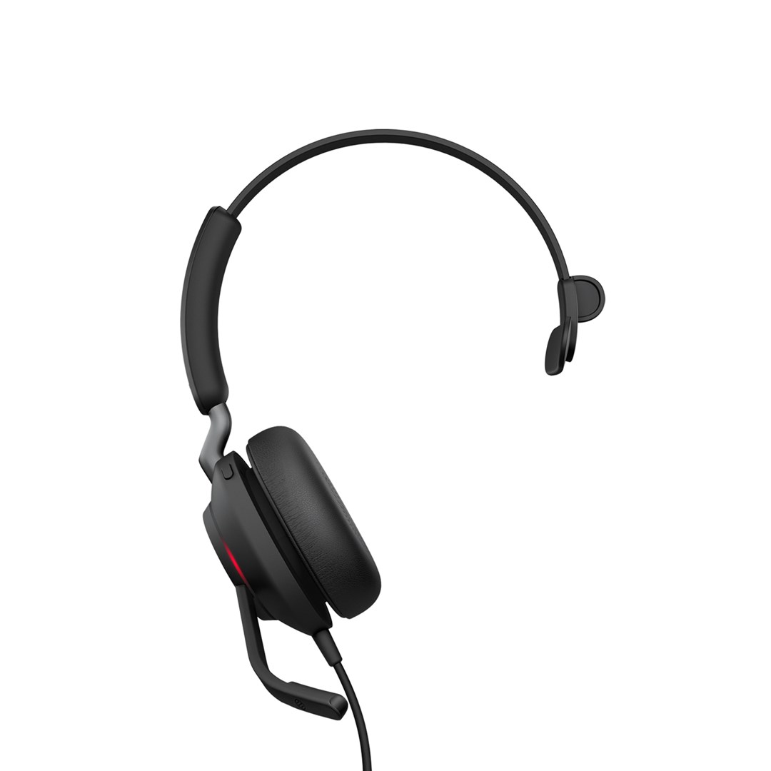 Jabra Evolve2 40 SE Headset Wired Head-band Calls/Music USB Type-C / USB Type-A Black - Afbeelding 7