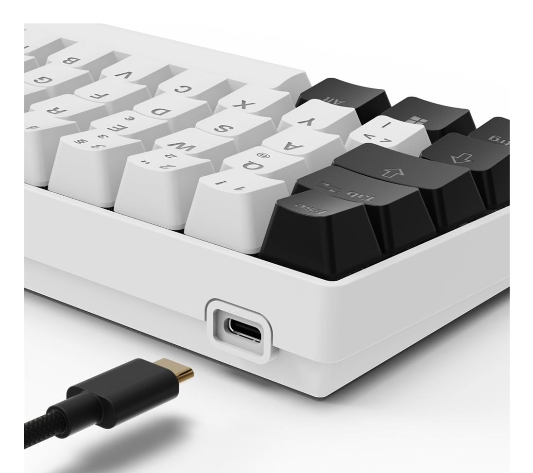 Sharkoon SGK50 S4 keyboard Home USB QWERTZ German White - Afbeelding 4