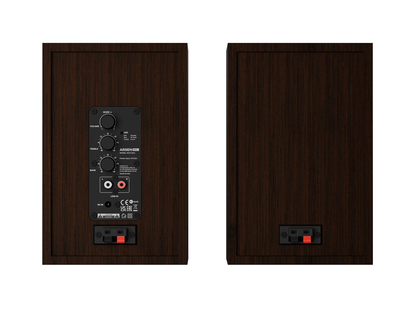 GENESIS NGS-2344 loudspeaker Brown Wired & Wireless 20 W - Afbeelding 14