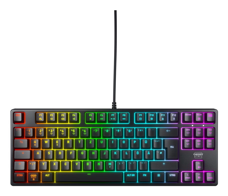 CHERRY K4V2 RGB, Tenkeyless mechanical gaming keyboard, German - Afbeelding 2