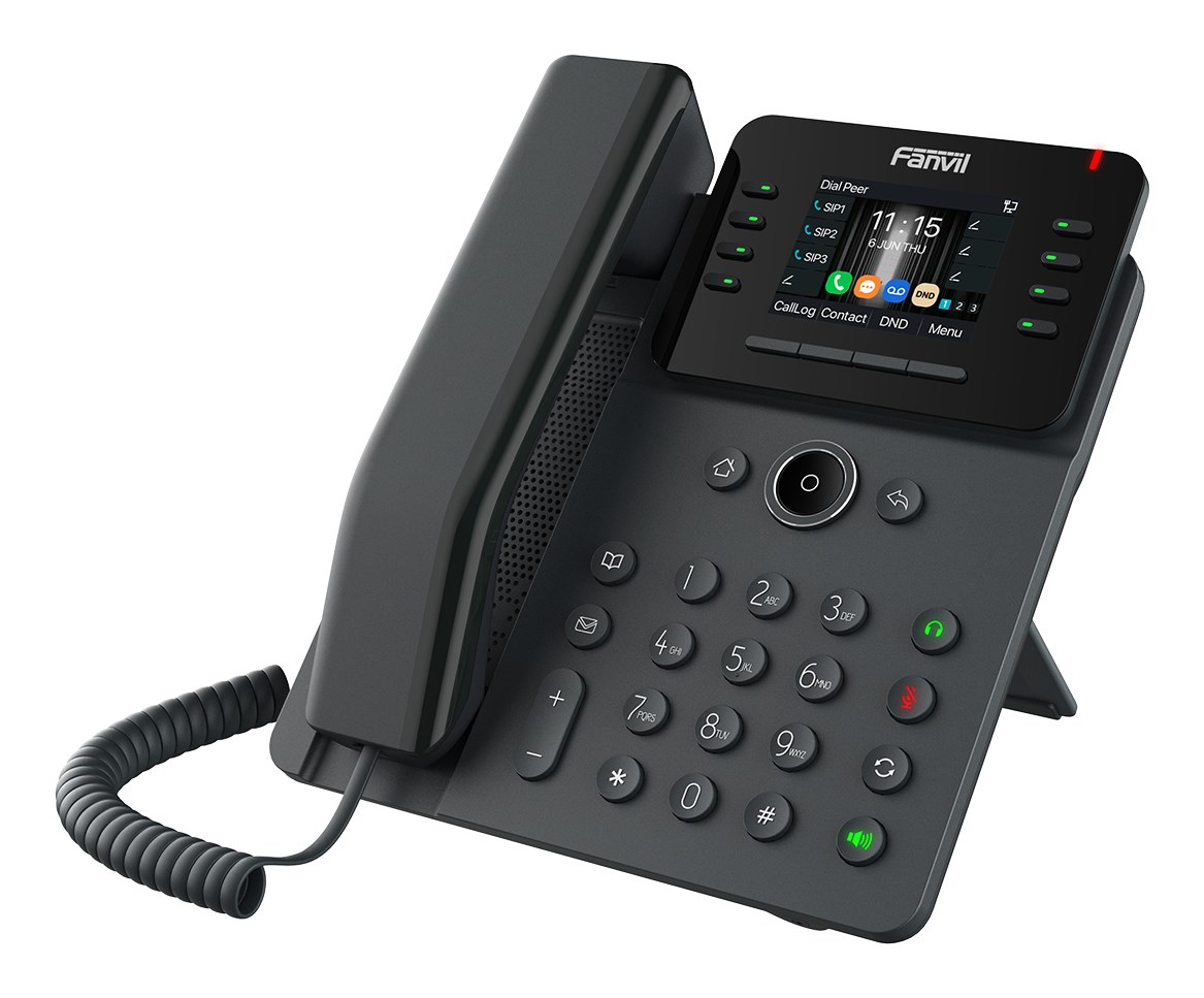 Fanvil V62G IP phone Black 12 lines LCD - Afbeelding 3