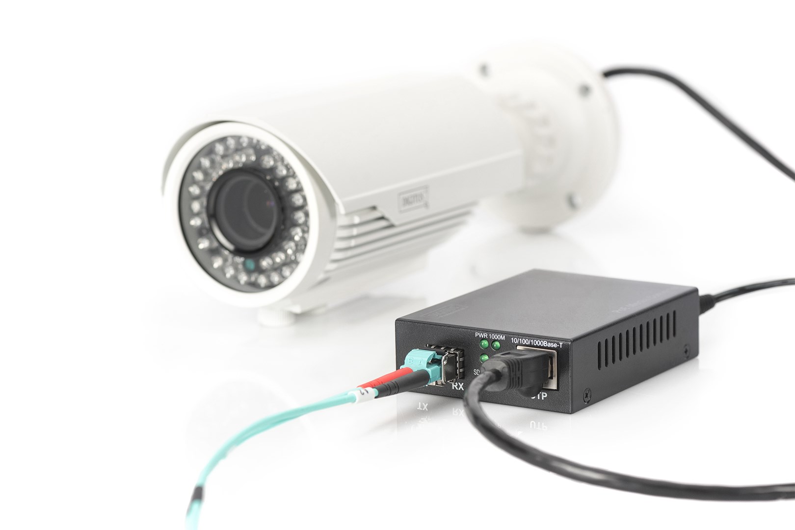 Digitus Gigabit PoE media converter, RJ45 / SFP, PSE - Afbeelding 4