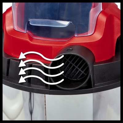 Einhell TC-VC 18/20 Li S-Solo Black, Grey, Red 20 L - Afbeelding 4