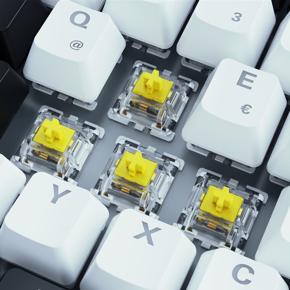 Sharkoon SKILLER SGK50 S3 keyboard Gaming USB QWERTZ German White - Afbeelding 4