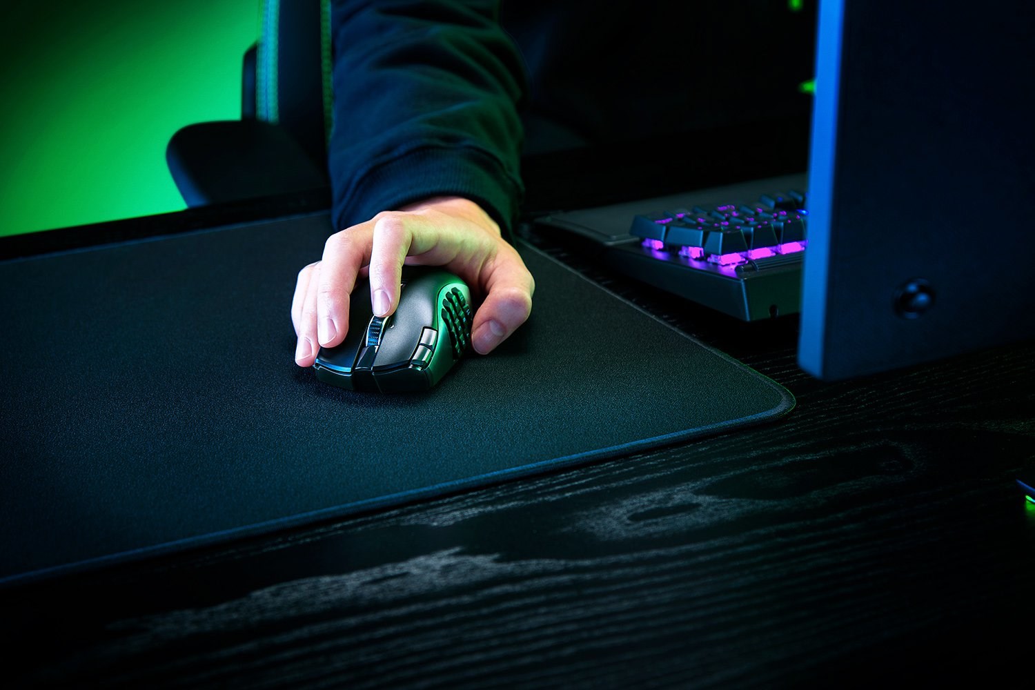 Razer Naga V2 HyperSpeed mouse Gaming Right-hand RF Wireless + Bluetooth Optical 30000 DPI - Afbeelding 8