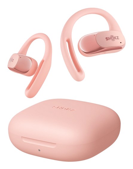 SHOKZ OpenFit Air Headset Wireless Ear-hook Calls/Music/Sport/Everyday Bluetooth Pink - Afbeelding 8
