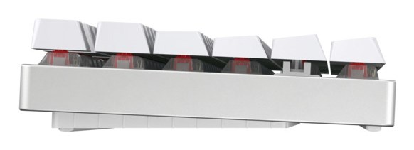 CHERRY MX 8.2 TKL Wireless RGB keyboard Gaming USB + RF Wireless + Bluetooth QWERTZ German White - Afbeelding 8