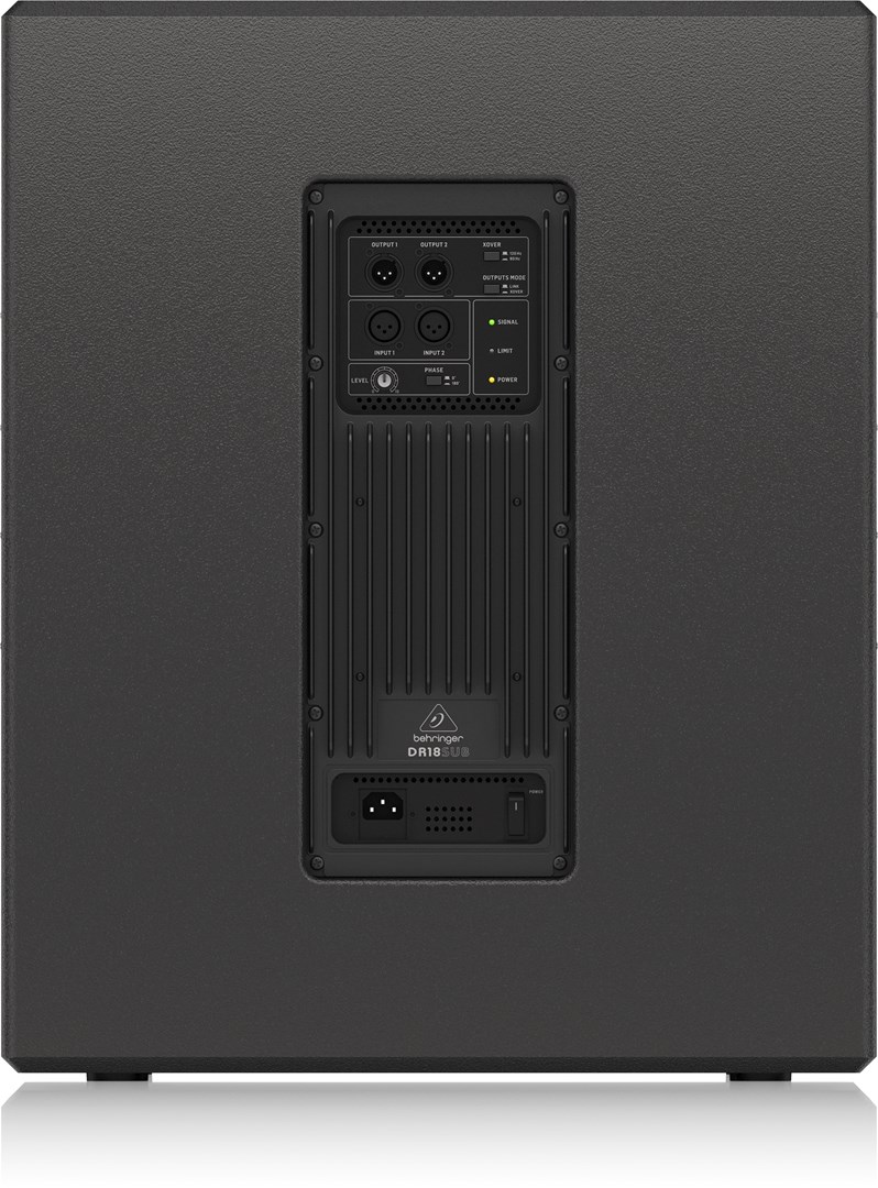 Behringer DR18SUB subwoofer Black Active subwoofer 800 W - Afbeelding 4