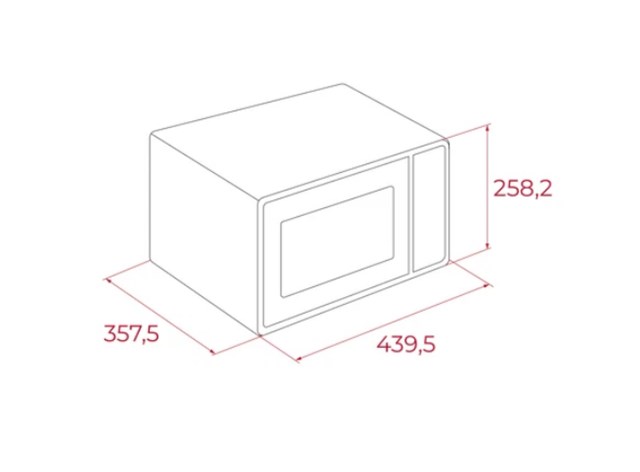 Teka MW FS20 WH Microwave 20 l 700 W Black, White - Afbeelding 7